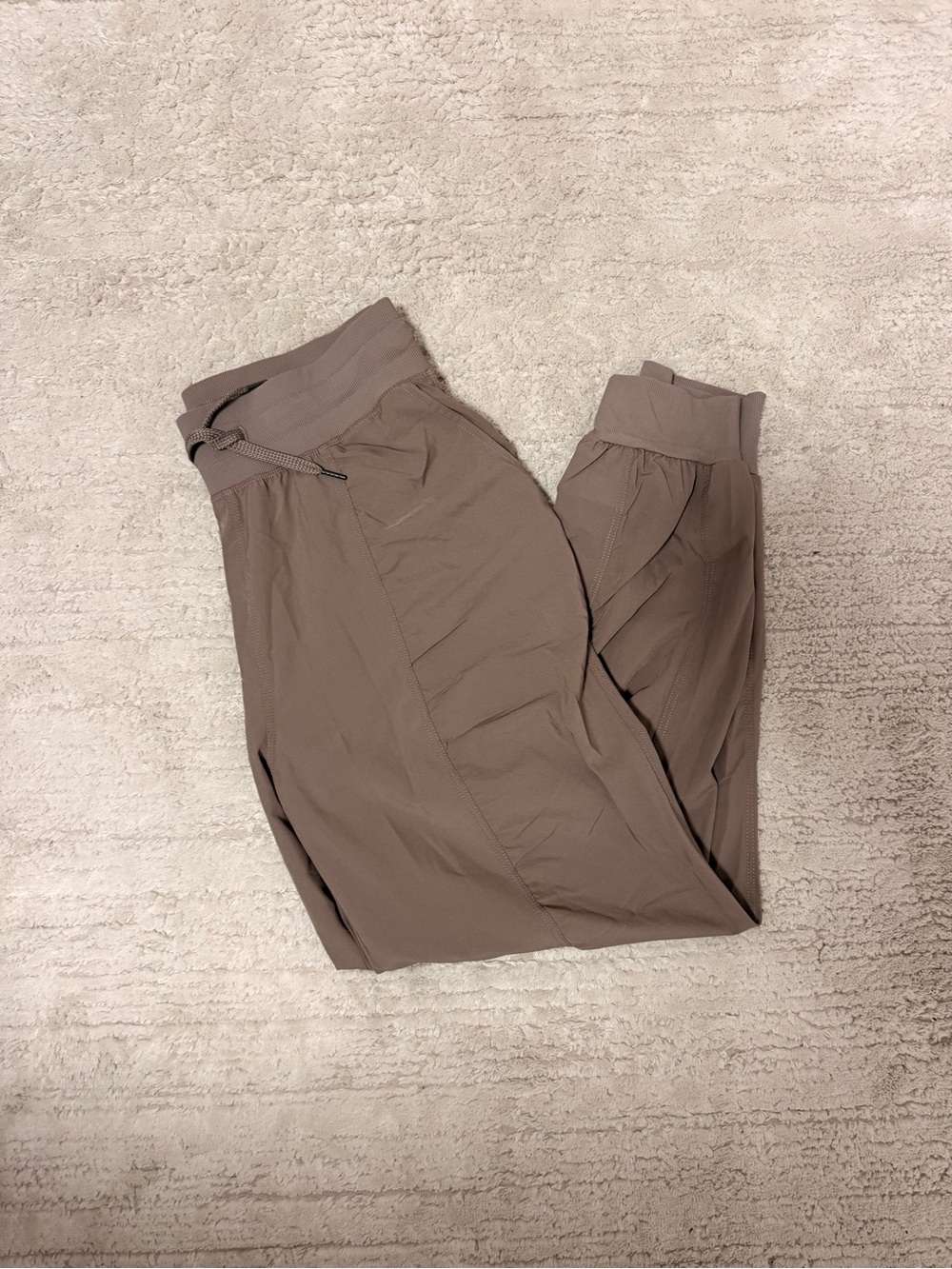 Amazon Women's Taupe Track Joggers - Relaxed Fit